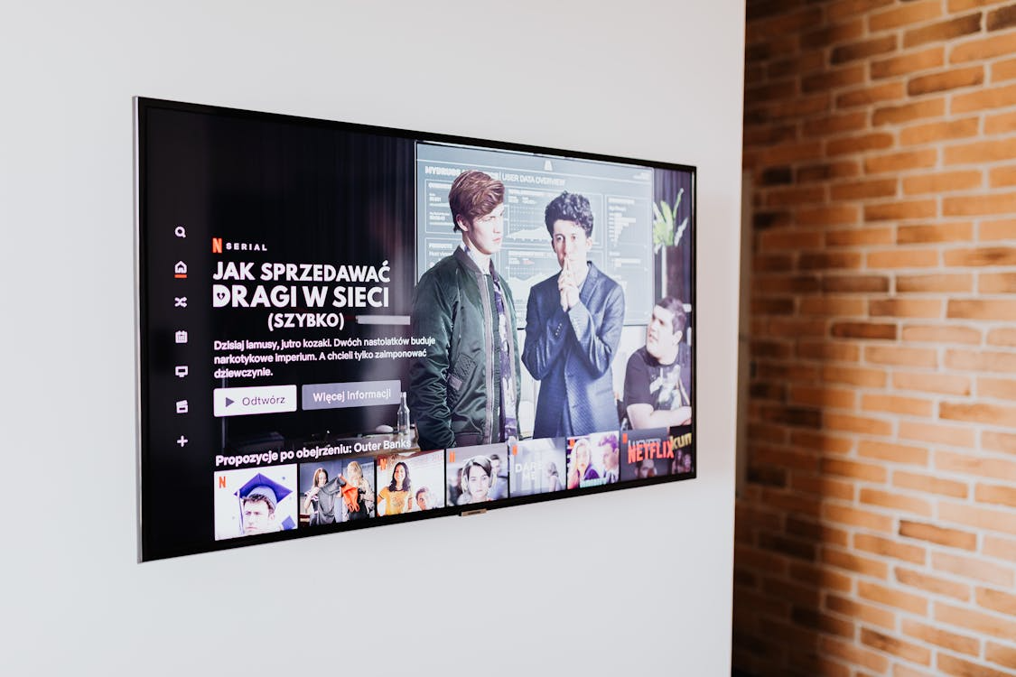 TV screen showing how to use a streaming watchlist to plan shows before subscribing.
